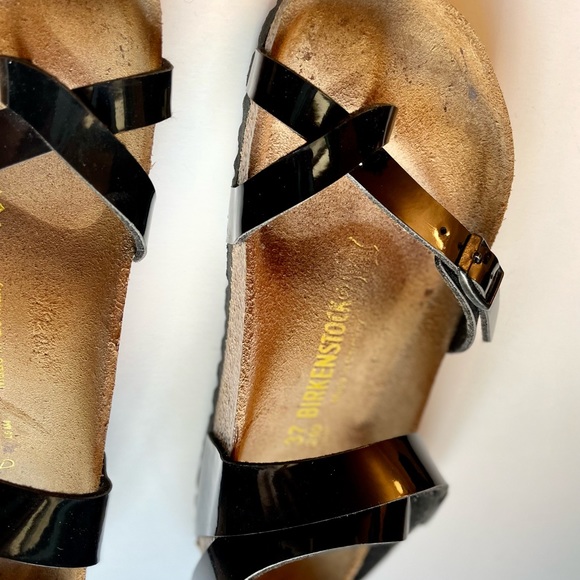 Birkenstock sandals black patent size 37 - Picture 5 of 6